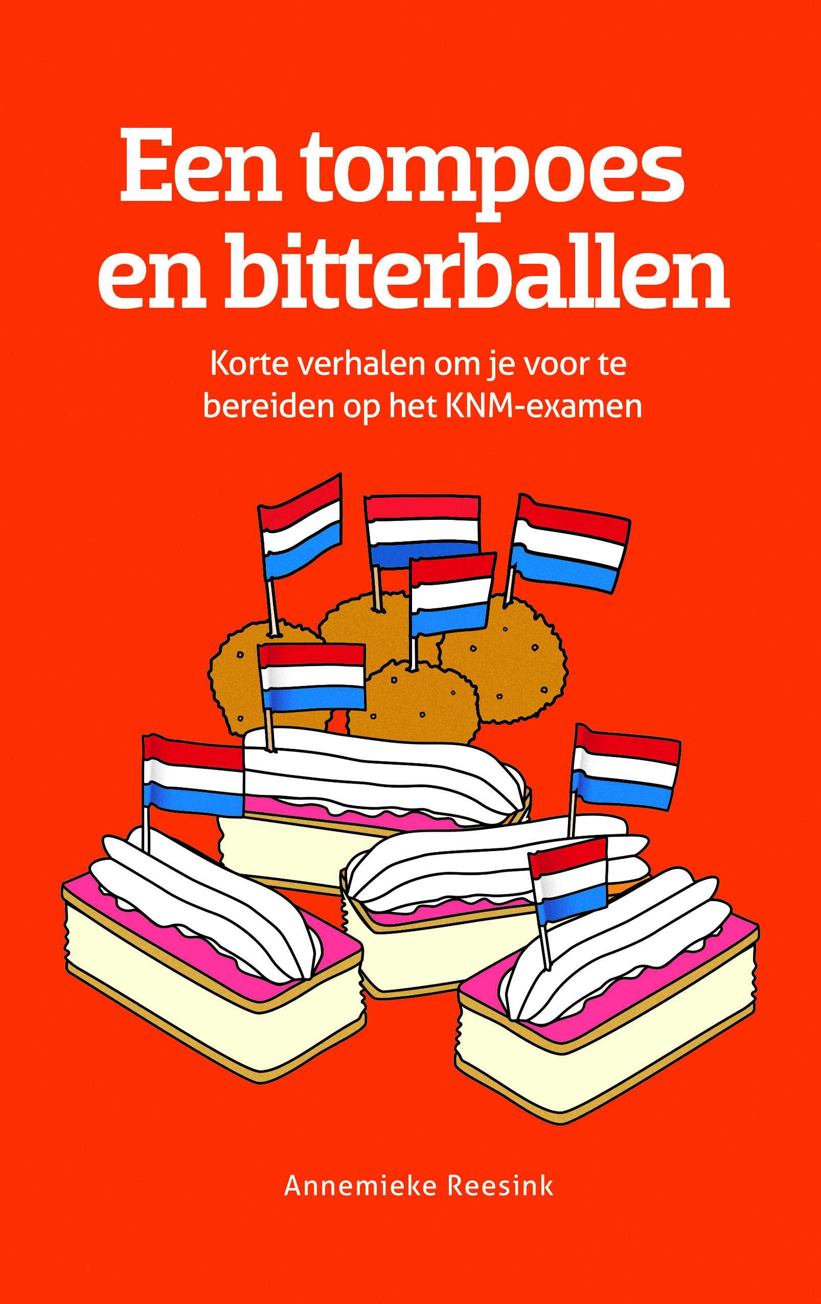 Een tompoes en bitterballen